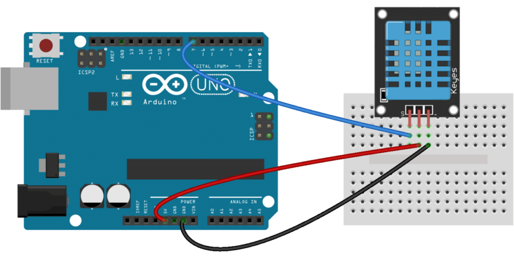 Arduino-DHT11-Tutorial-3-Pin-DHT11-Wiring-Diagram